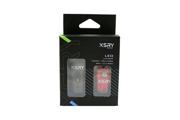 Lights front/rear XSRY Leo USB (set) 